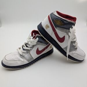 Nike Air Jordan 1 Mid Olympic YOUTH 6.5Y 327048-161